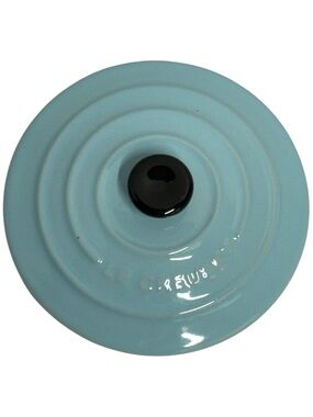 Le Creuset Mini Round Cocotte Replacement Lid in Baby Blue and Black
